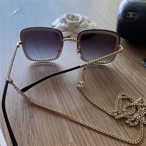 chanel glasses chain uk